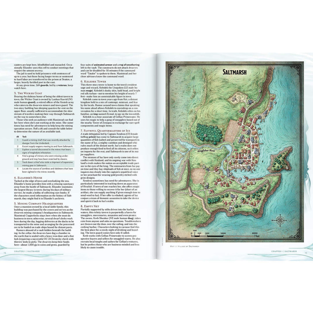 Dungeons &amp; Dragons Ghosts of Saltmarsh Hardcover Book (RPG Adventure) - The Hobby Hub