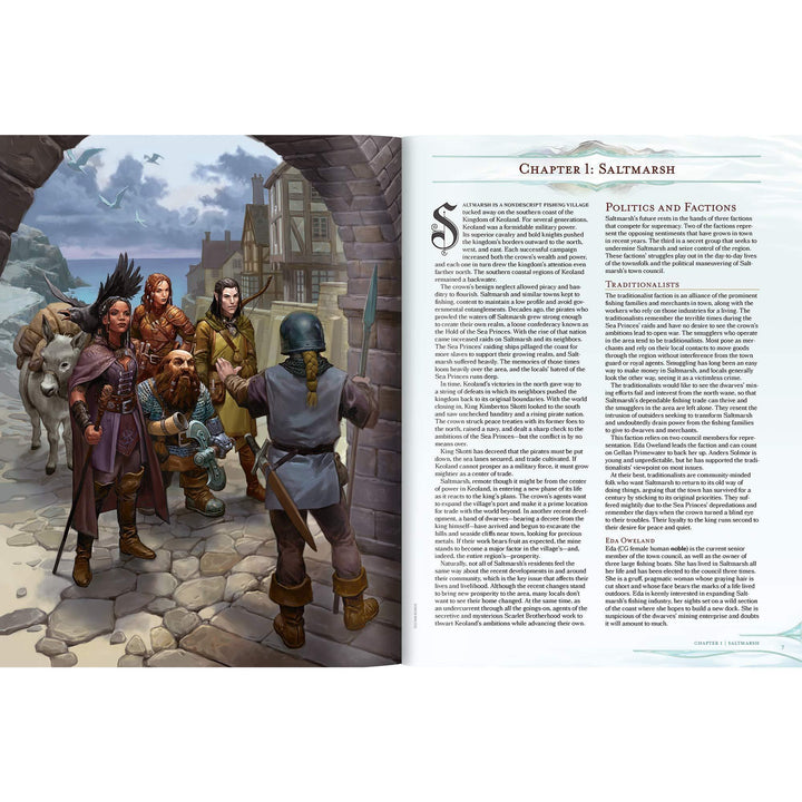 Dungeons &amp; Dragons Ghosts of Saltmarsh Hardcover Book (RPG Adventure) - The Hobby Hub