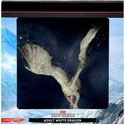 Dungeons &amp; Dragons Icons of the Realms - Adult White Dragon Premium Figure