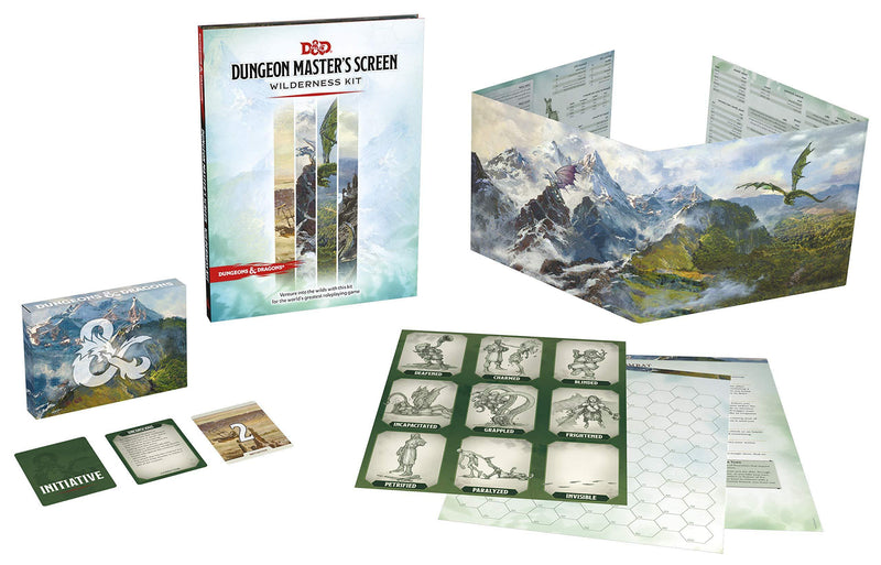 Dungeons and Dragons RPG: Dungeon Master`s Screen Wilderness Kit - The Hobby Hub