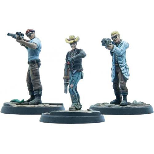 Fallout: Wasteland Warfare - Boone, Arcade, and Cass
