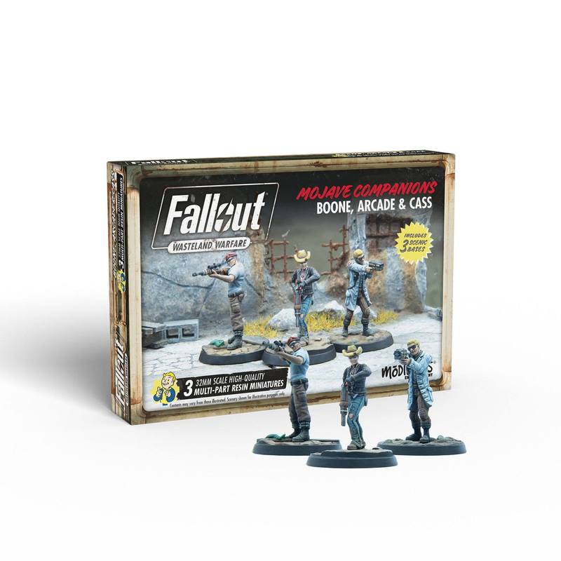 Fallout: Wasteland Warfare - Boone, Arcade, and Cass