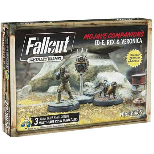 Fallout: Wasteland Warfare- Ed-E, Rex and Veronica