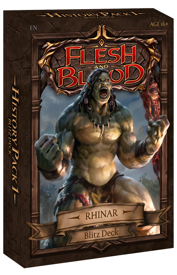 Flesh and Blood History Pack Blitz Deck - Rhinar