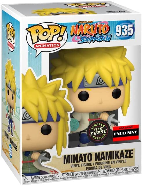 Funko POP Animation -  Naruto Shippuden Minato Namikaze Rasengan (AAA Anime Exclusive) - Chase