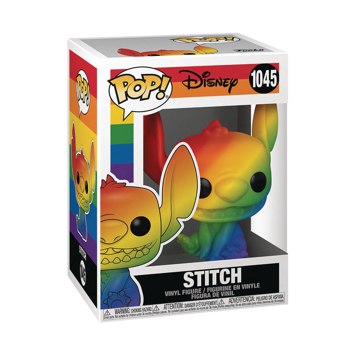 Funko POP Disney - Pride Stitch Rainbow Figure