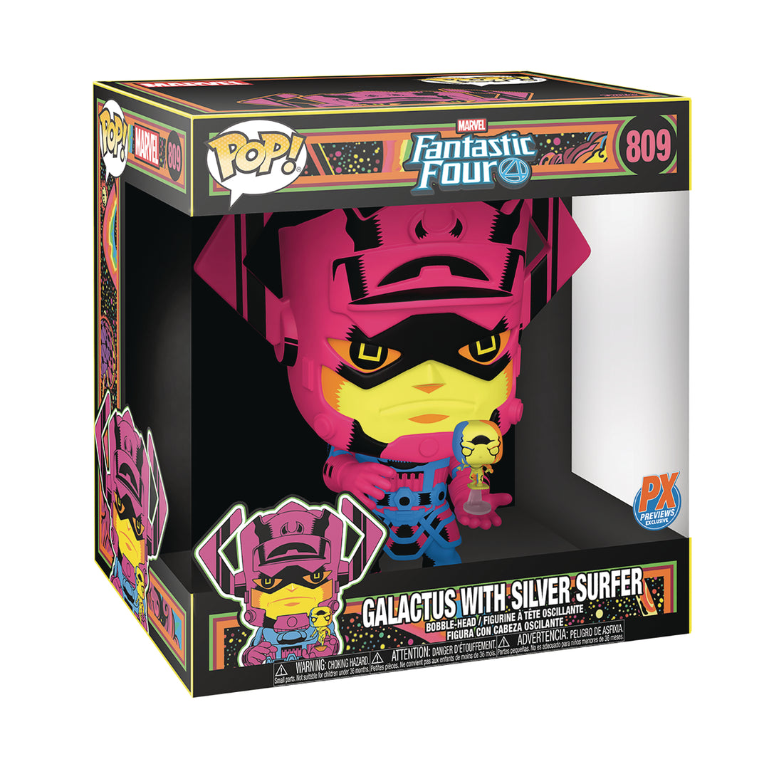 Funko POP Marvel - Galactus With Silver Surfer Jumbo PX Exclusive 10in