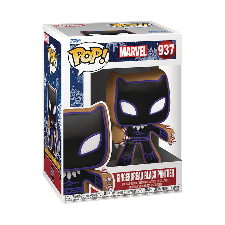 Funko POP Marvel - Holiday Gingerbread Black Panther