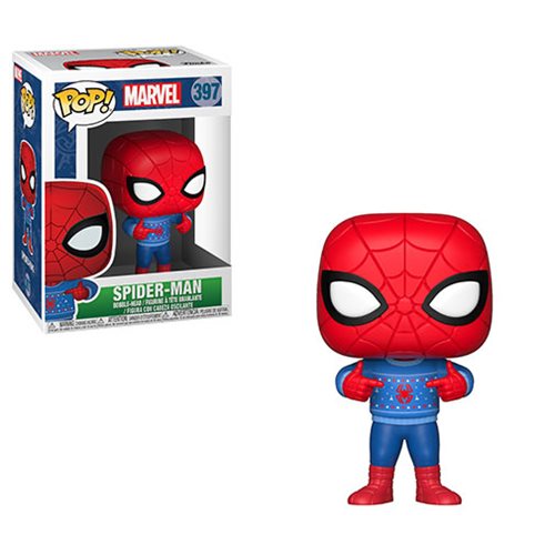 Funko POP Marvel - Holiday Spider-Man (Ugly Sweater)