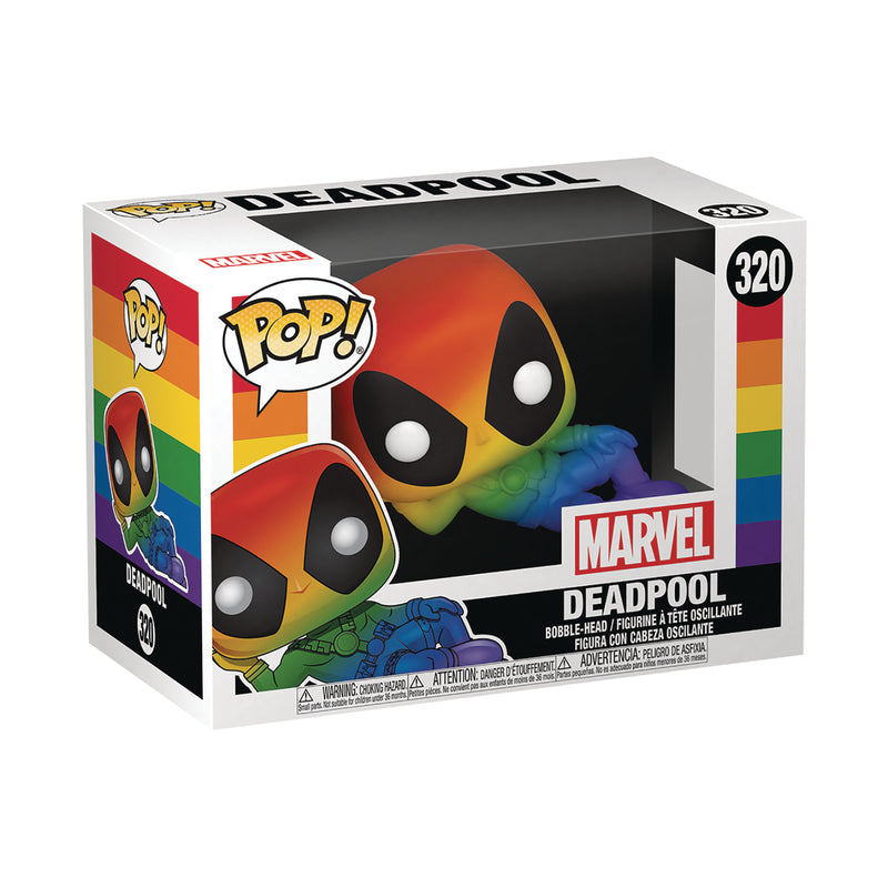 Funko POP Marvel: Pride Deadpool Rainbow Figure