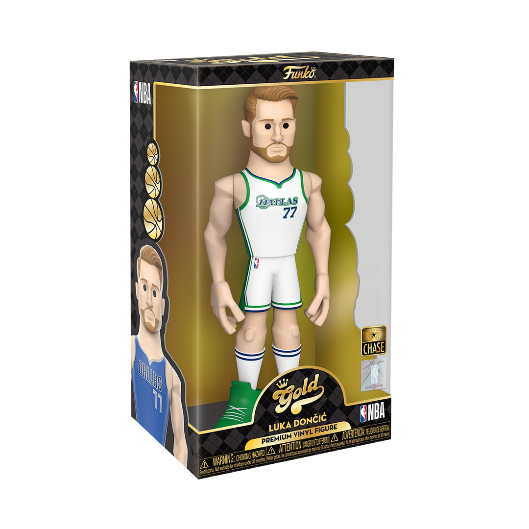 Funko POP NBA - Mavericks Luka Doncic Gold 12" Figure - Chase