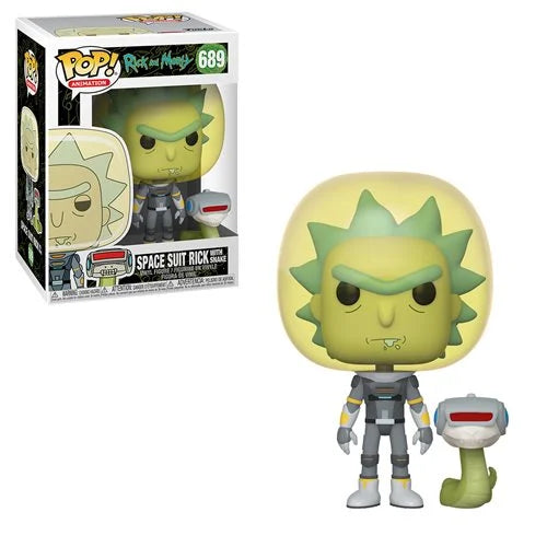 Funko POP Rick and Morty - Space Suit Rick With Snake