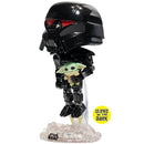 Funko POP Star Wars - Dark Trooper with Grogu GITD