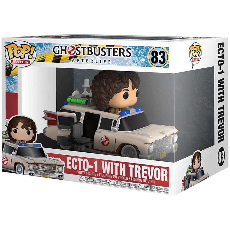 Funko Pop Rides Super Deluxe Ghostbusters 3 - Afterlife Ecto 1 With Trevor