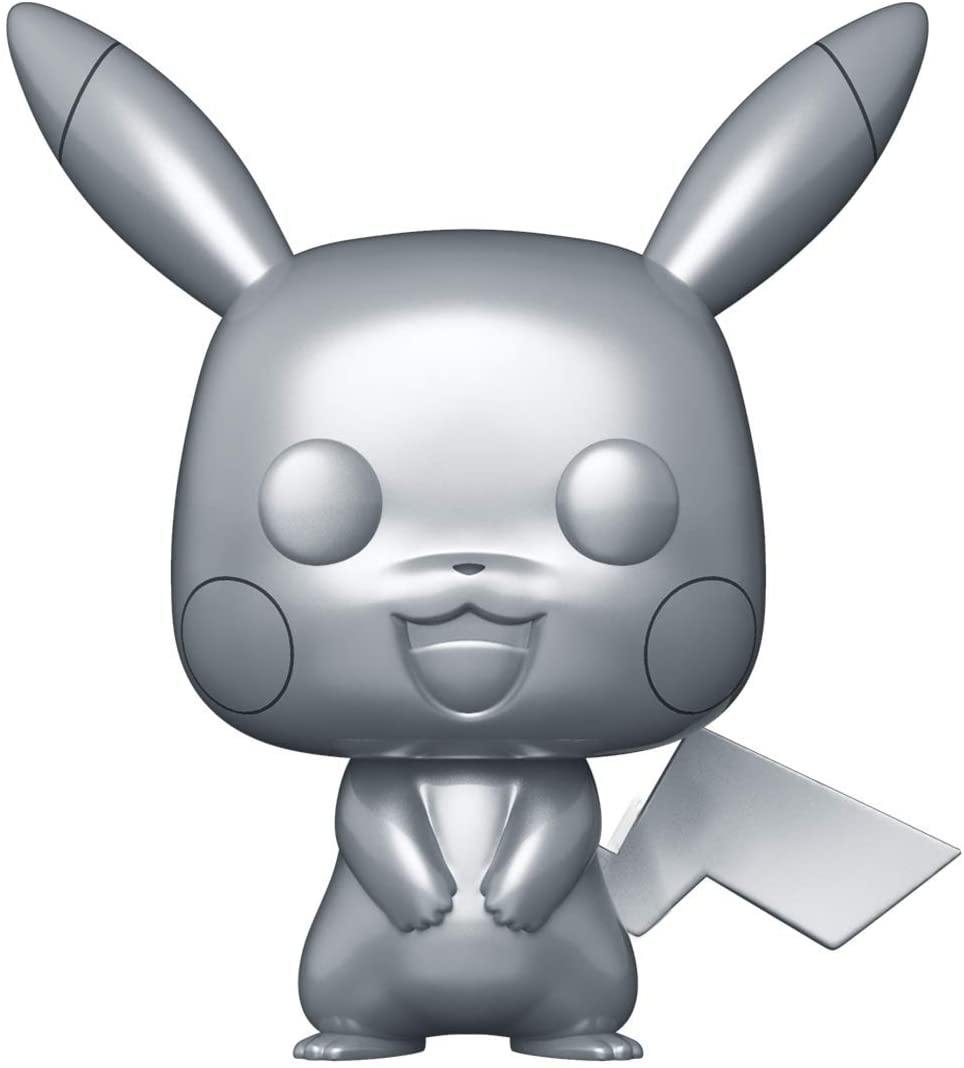 Funko Pop! Games Pokémon Pikachu (Silver Metallic) Vinyl Figure - The Hobby Hub