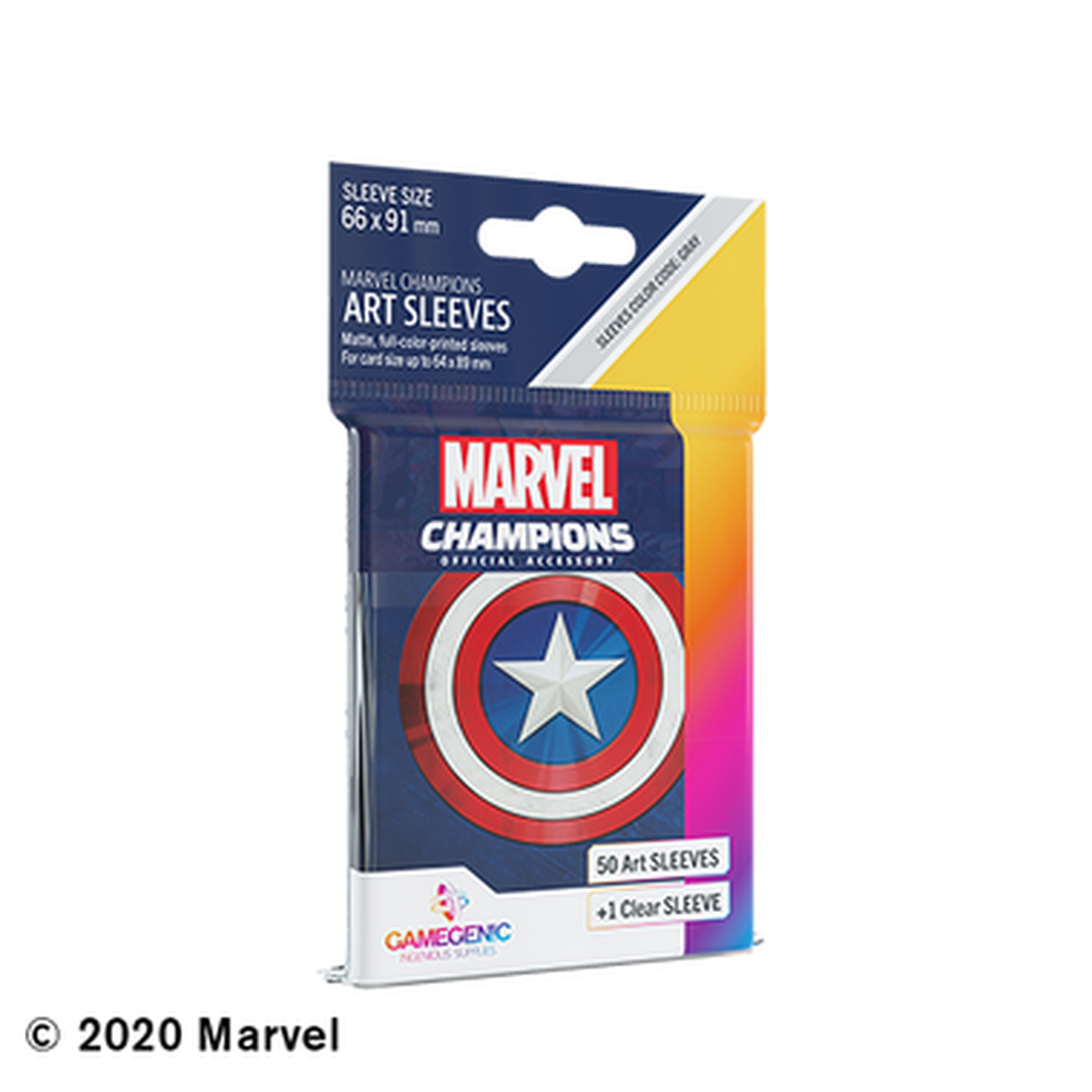 Game Genic: Marvel Champions Captain America Card Sleeves