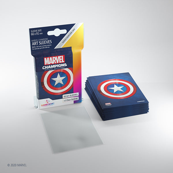 Game Genic: Marvel Champions Captain America Card Sleeves