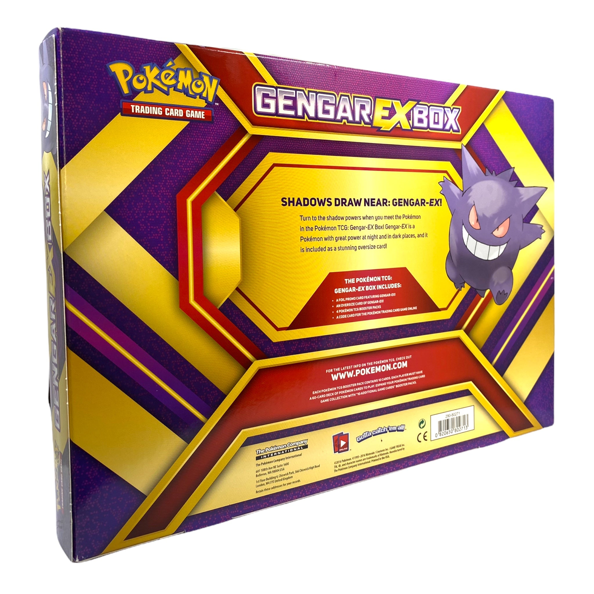 Pokemon TCG Gengar EX Collection Box Pokemon TCG Gengar EX Collection Box