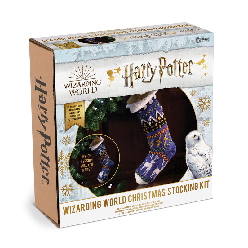 Harry Potter Wizarding World Knit Kit - Hogwarts Christmas Stocking