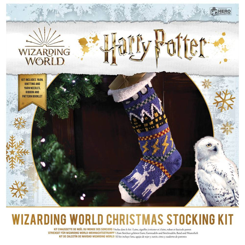 Harry Potter Wizarding World Knit Kit - Hogwarts Christmas Stocking