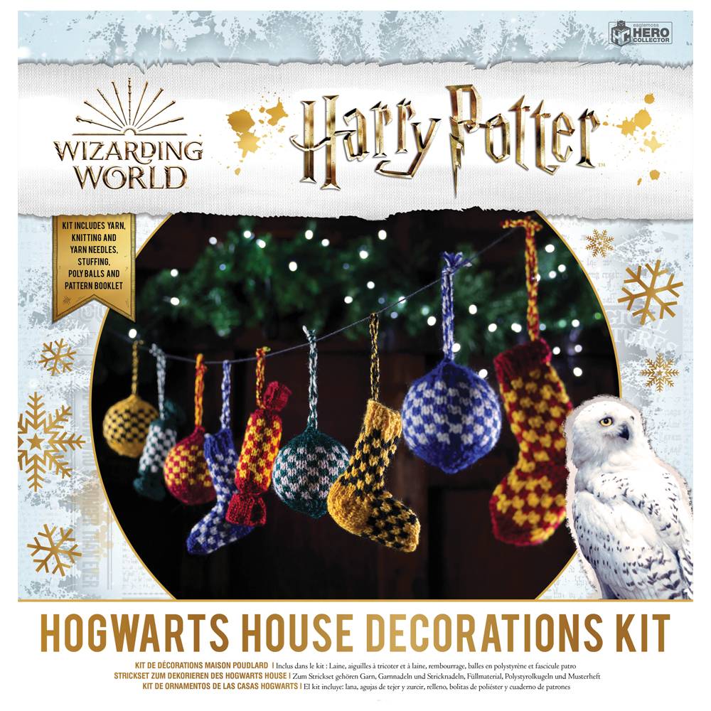 Harry Potter Wizarding World Knit Kit - Hogwarts Christmas Decoration Kit