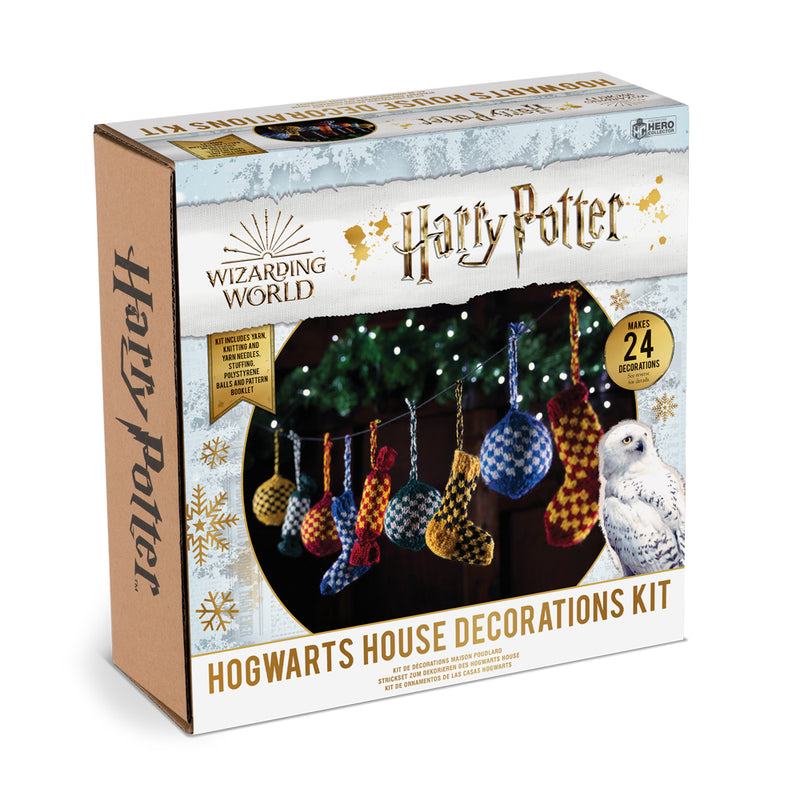 Harry Potter Wizarding World Knit Kit - Hogwarts Christmas Decoration Kit