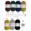 Harry Potter Wizarding World Knit Kit - Hogwarts Christmas Decoration Kit