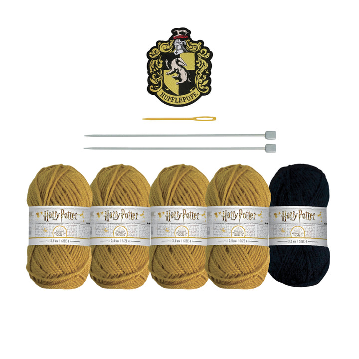 Harry Potter Wizarding World Knit Kit - Hufflepuff House Snood Cowl Kit