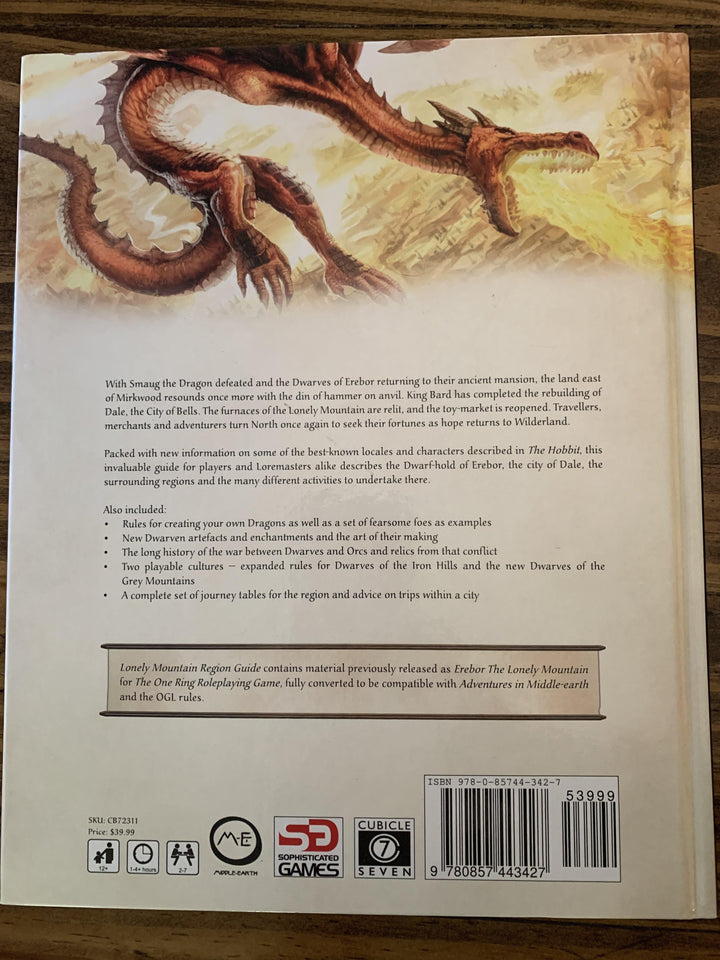 Lonely Mountain Region Guide: Adventures in Middle Earth - The Hobby Hub