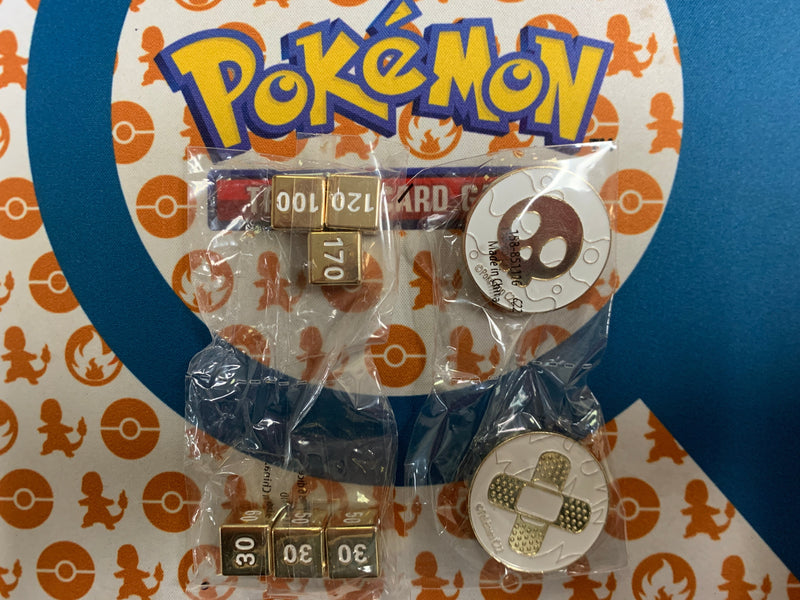Pokemon Charizard Ultra Premium Collection Metal Dice and Metal Markers