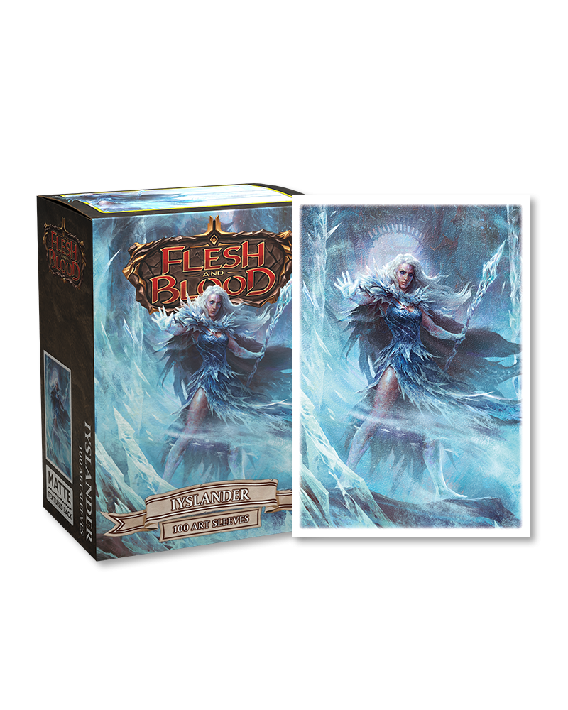 Dragon Shield Sleeves - Standard Matte Flesh &amp; Blood Uprising Lyslander Art Limited Edition (100ct)