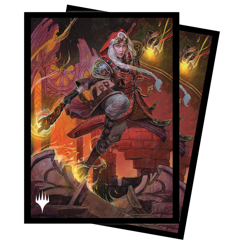 Magic The Gathering Dominaria United Card Sleeves - Jaya, Fiery Negotiator (100)