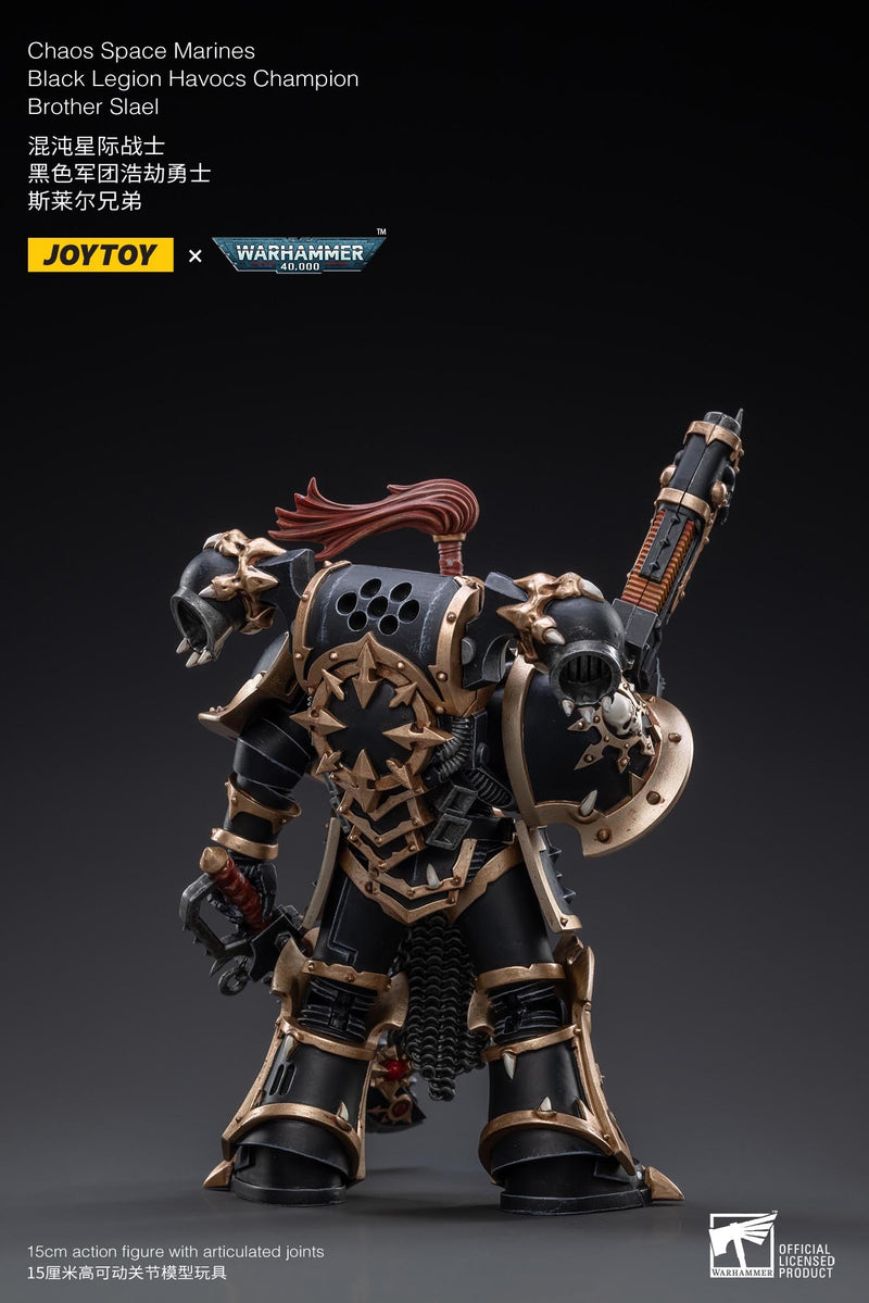Joytoy Warhammer 40K Chaos Space Marines Black legion Havocs Champ Slael