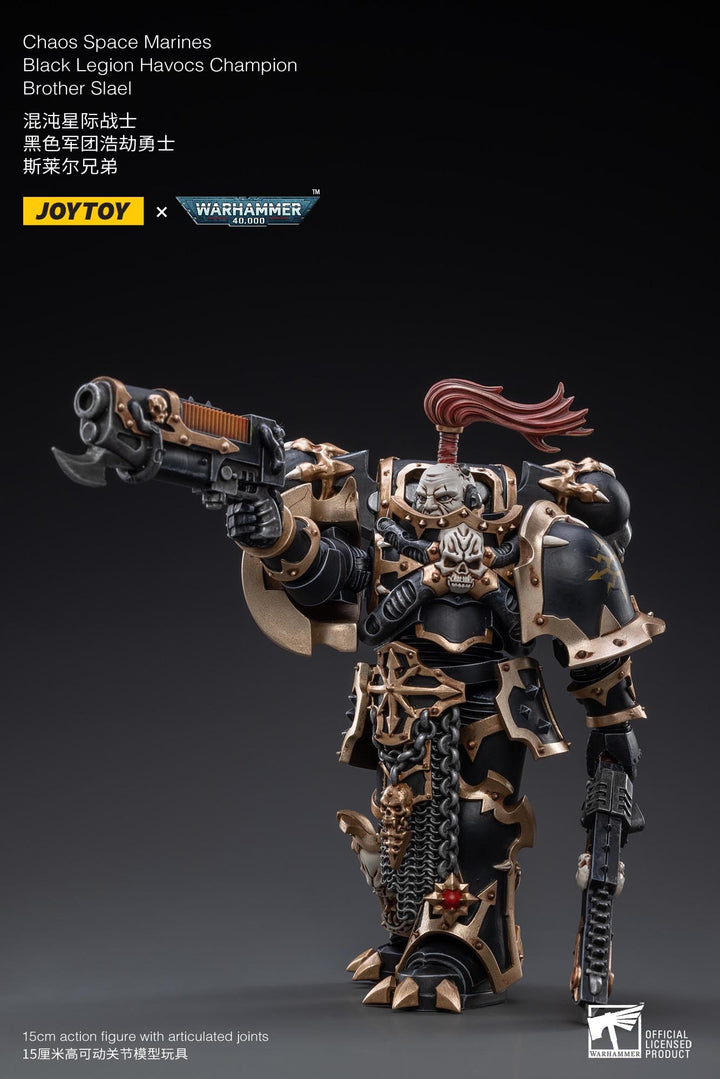 Joytoy Warhammer 40K Chaos Space Marines Black legion Havocs Champ Slael