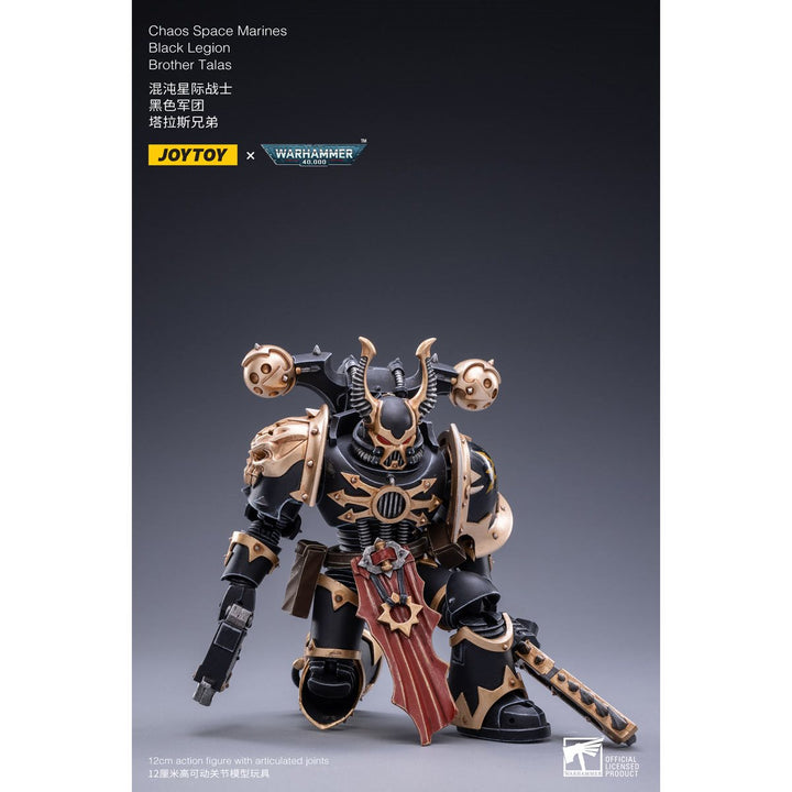 Joytoy Warhammer 40K Chaos Space Marines Black Legion - Brother Talas