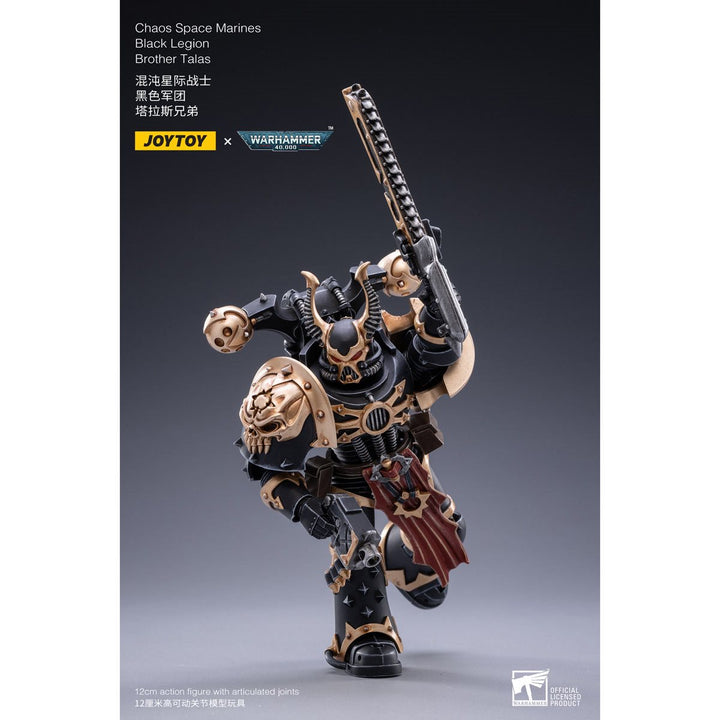 Joytoy Warhammer 40K Chaos Space Marines Black Legion - Brother Talas