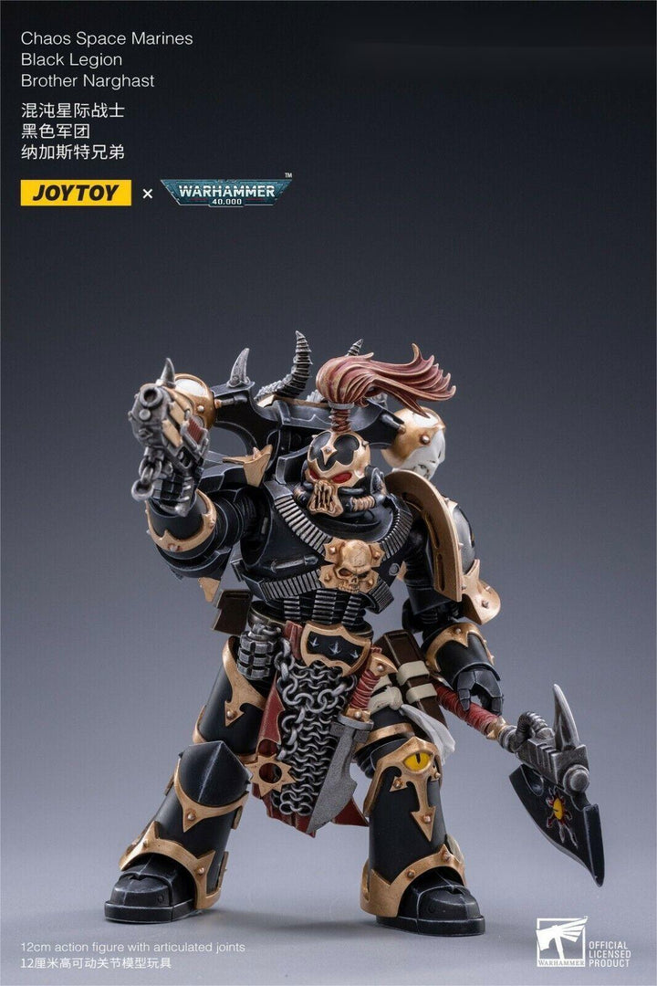 Joytoy Warhammer 40K Chaos Space Marines Black Legion - Brother Narghast