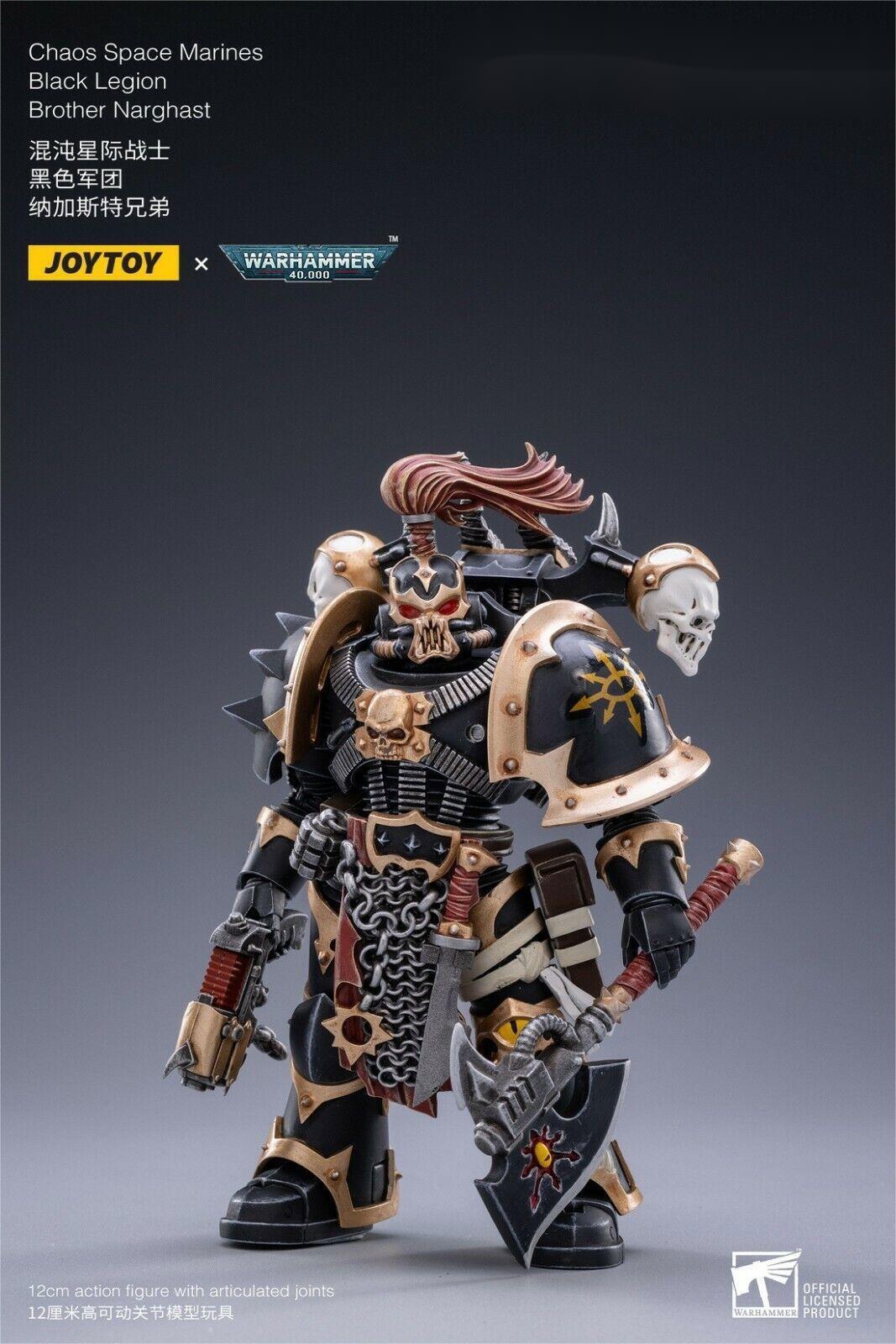 Joytoy Warhammer 40K Chaos Space Marines Black Legion - Brother Narghast