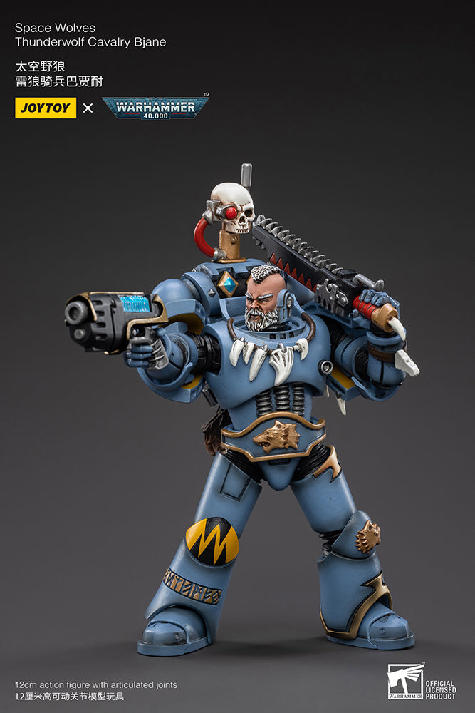 Joytoy Warhammer 40K Space Wolves Thunderwolf Cavalry Bjane 1/18 Scale
