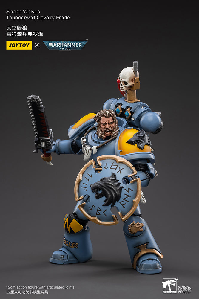 Joytoy Warhammer 40K Space Wolves Thunderwolf Cavalry Frode 1/18 Scale
