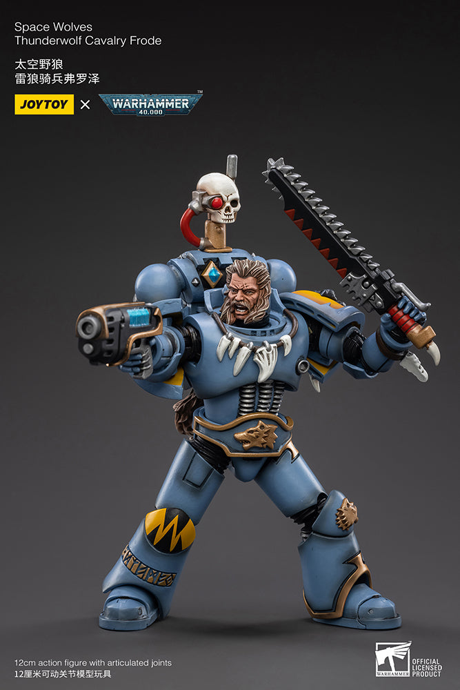 Joytoy Warhammer 40K Space Wolves Thunderwolf Cavalry Frode 1/18 Scale