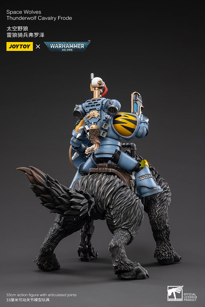 Joytoy Warhammer 40K Space Wolves Thunderwolf Cavalry Frode 1/18 Scale