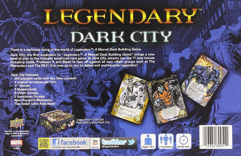 Legendary DBG: Marvel - Dark City Expansion - The Hobby Hub