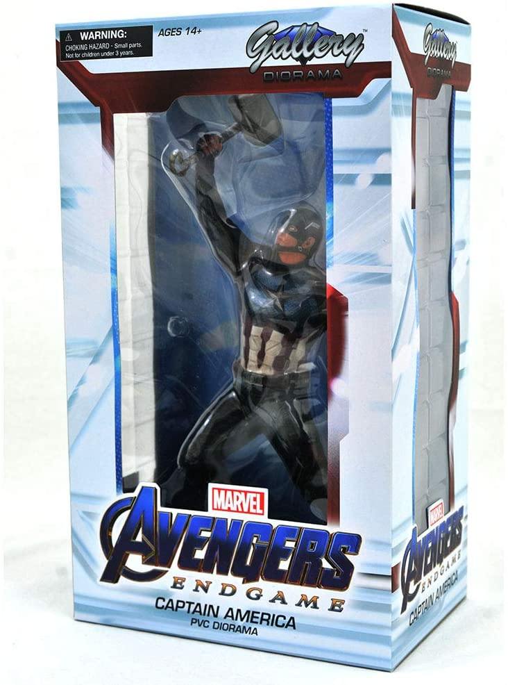 DIAMOND SELECT TOYS Marvel Gallery: Avengers Endgame: Captain America PVC Figure - The Hobby Hub