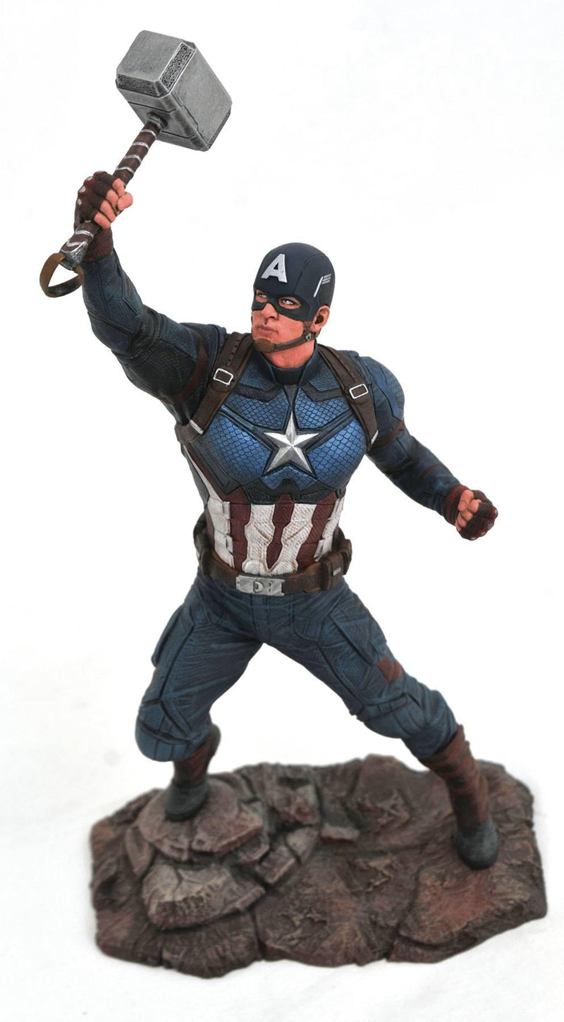 DIAMOND SELECT TOYS Marvel Gallery: Avengers Endgame: Captain America PVC Figure - The Hobby Hub