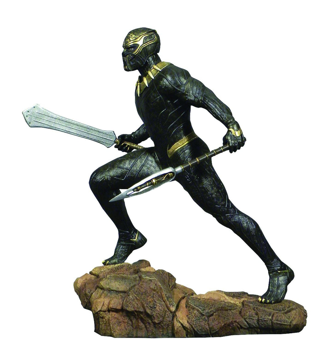 DIAMOND SELECT TOYS Marvel Gallery: Black Panther Movie PVC Vinyl Figure - The Hobby Hub