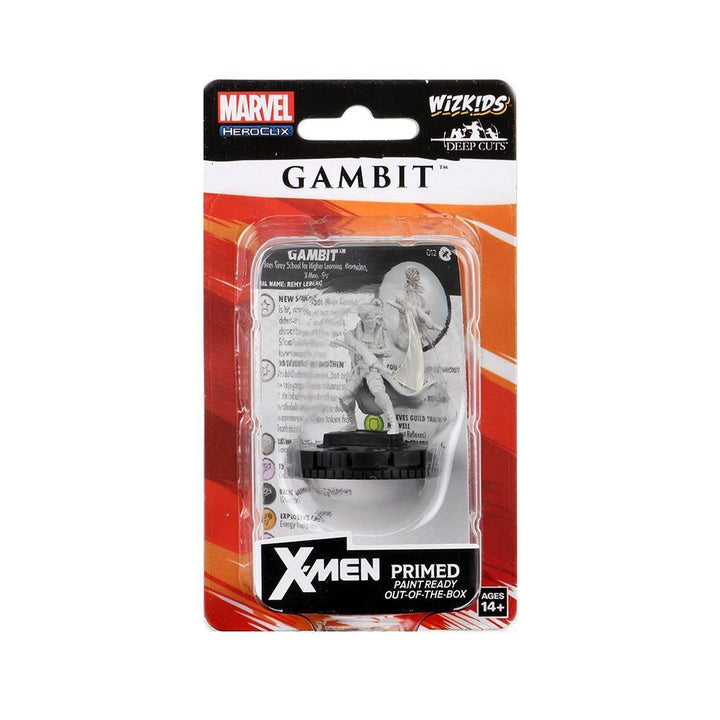 MARVEL HEROCLIX DEEP CUTS UNPAINTED MINIATURES: GAMBIT - The Hobby Hub