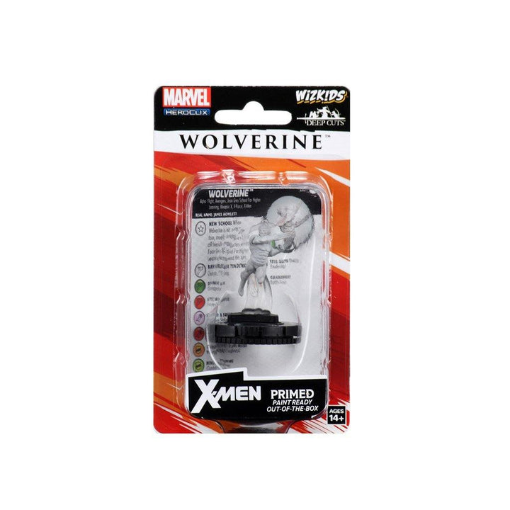 MARVEL HEROCLIX DEEP CUTS UNPAINTED MINIATURES: WOLVERINE - The Hobby Hub