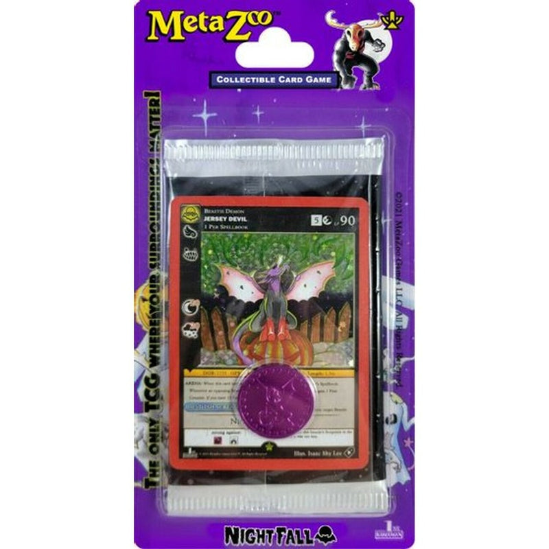 MetaZoo TCG: Cryptid Nation Nightfall Blister Pack - 1st Edition MetaZoo TCG: Cryptid Nation Nightfall Blister Pack - 1st Edition