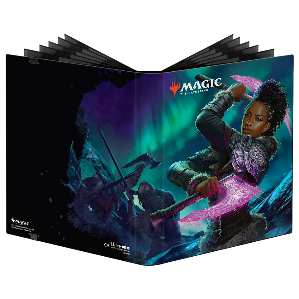Magic The Gathering 9 Pocket PRO Kaldheim Binder Booster Box Art